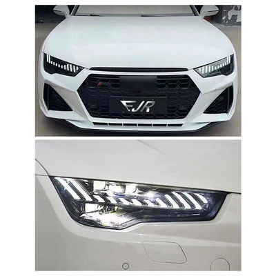 LED Headlight For Audi A7 2011-2018 Modified RS7 Head Front Light Laser Lens Lamp Car Accessories